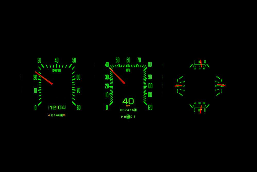 Dakota Digital RTX Direct-Fit Gauge Kits RTX-73F-PU-X for 1973-1979 Ford
