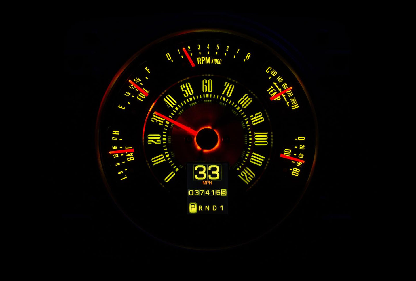 Dakota Digital RTX Direct-Fit Gauge Kits RTX-66F-BRO-X for 1961-1977 Ford