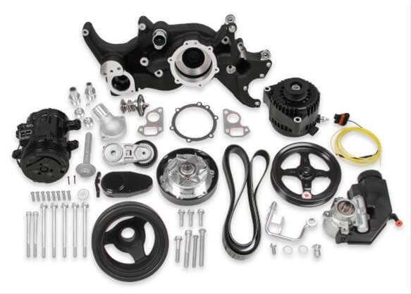 Holley Mid-Mount Complete Accessory Systems 20-185BK 1997-2019 Chevrolet