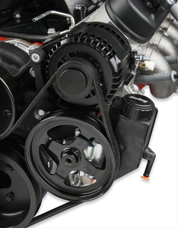 Holley Mid-Mount Complete Accessory Systems 20-185BK 1997-2019 Chevrolet