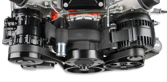 Holley Mid-Mount Complete Accessory Systems 20-185BK 1997-2019 Chevrolet