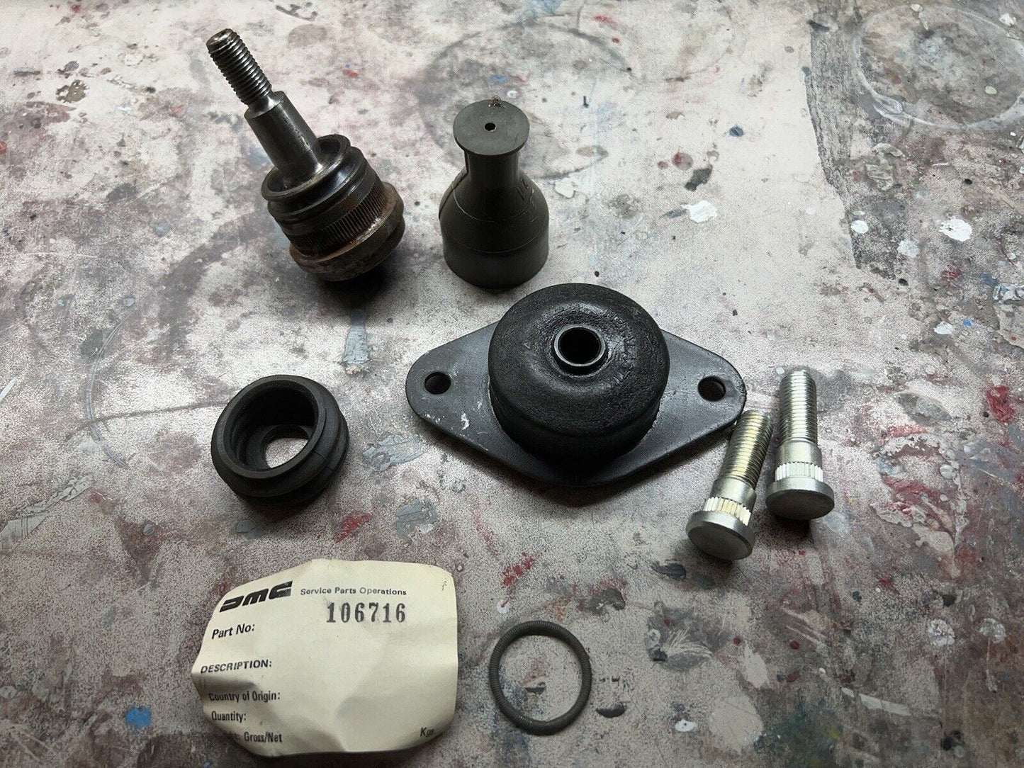DeLorean (DMC) NOS Suspension/Steering Hardware