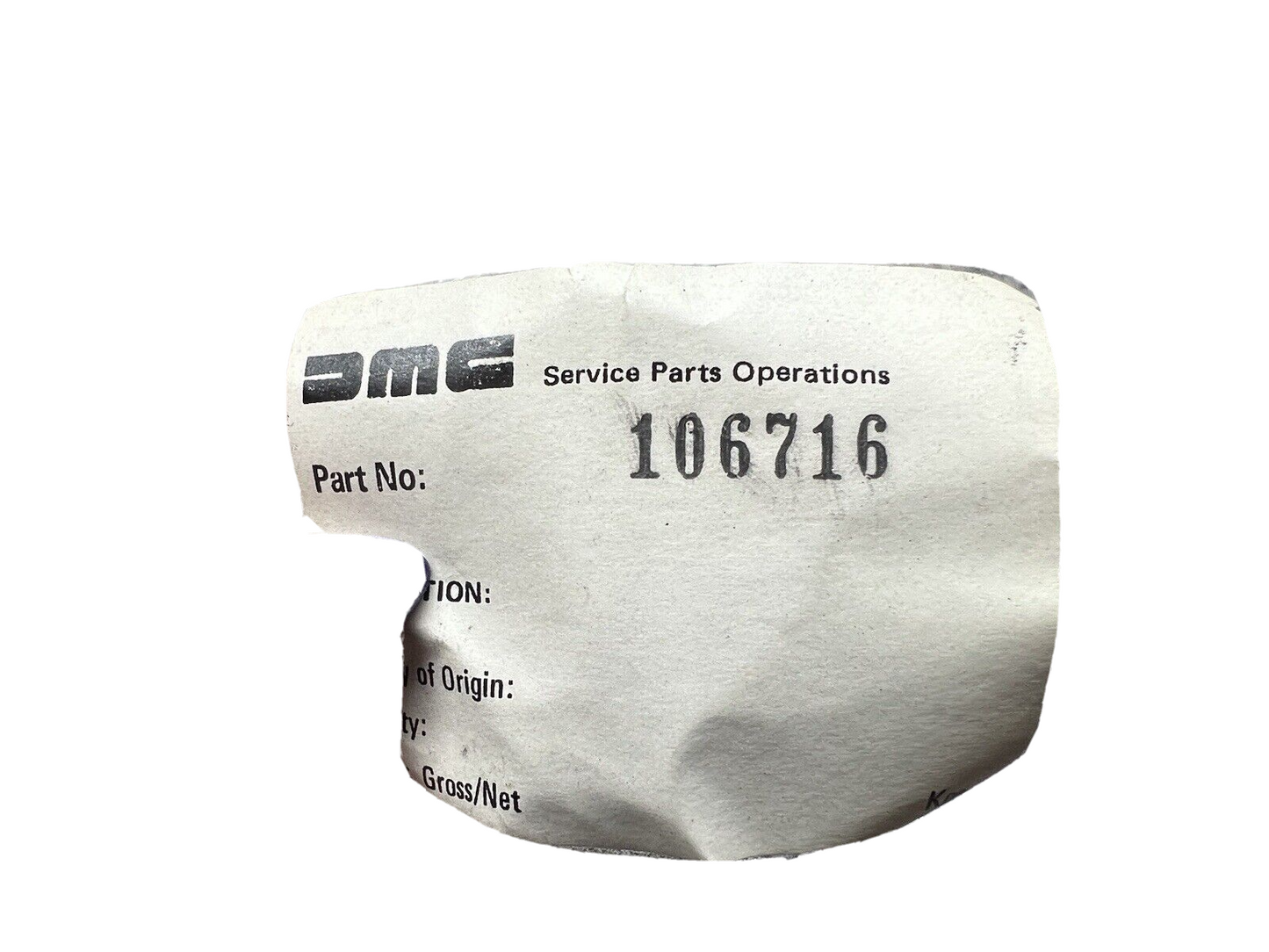 DeLorean (DMC) NOS Suspension/Steering Hardware