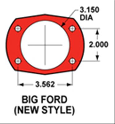 Wilwood Forged Dynalite Rear Parking Brake Kits 140-7140-D Ford Style Housing End Measures
