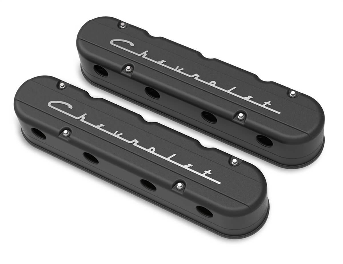 Holley Aluminum LS Valve Covers 241-177 for 2008-2019 Chevrolet