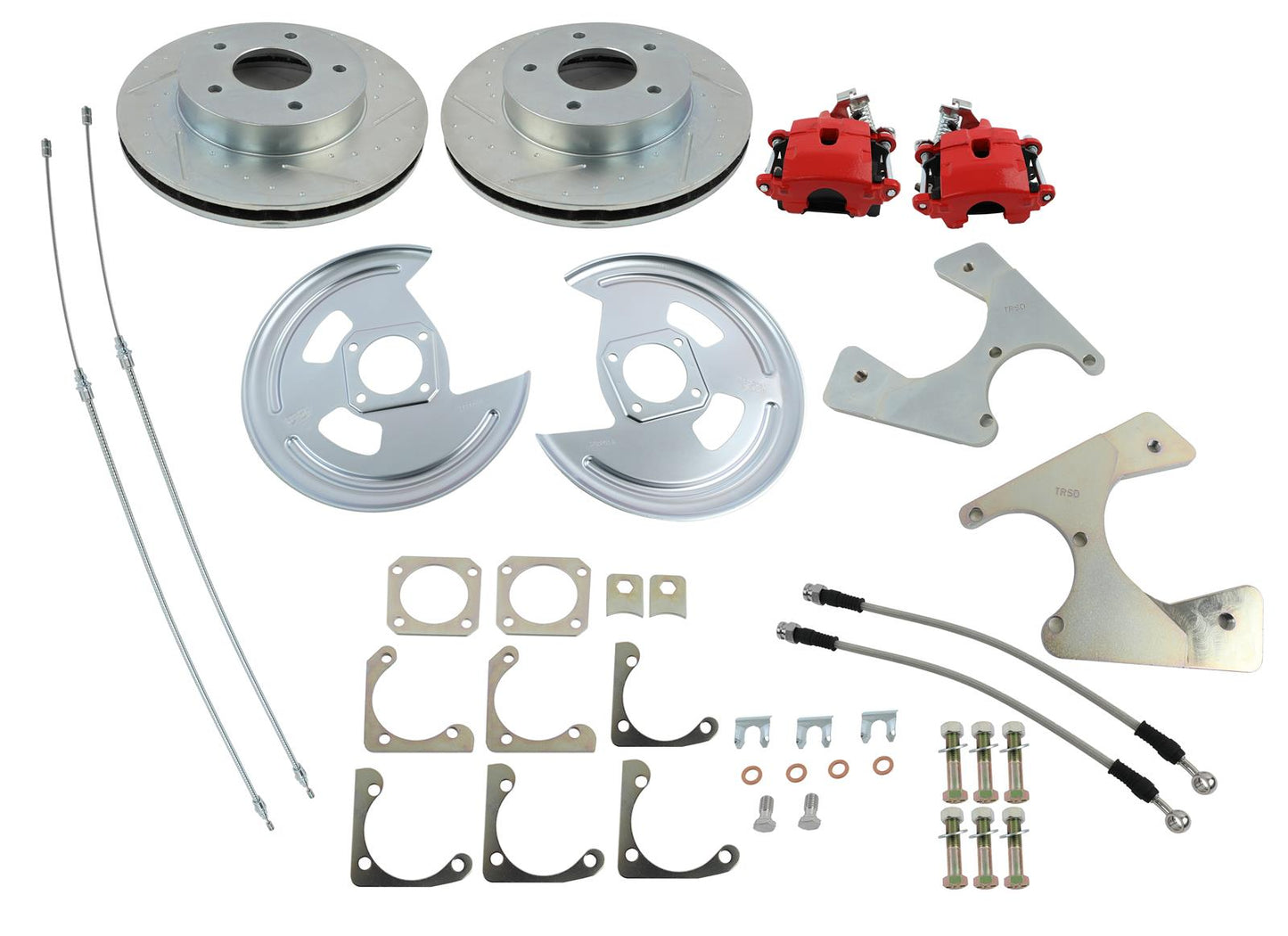 Right Stuff Detailing Rear Disc Brake Conversion Kits AFXRD01Z for 1966-1977 Buick, Chevy, Oldsmobile, Pontiac