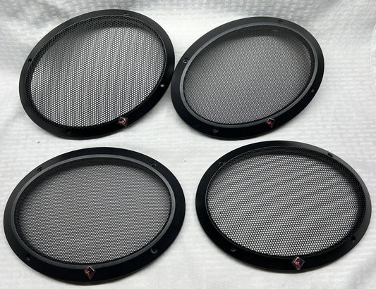 Rockford Fosgate P169 P1694 Punch 6" x 9" Speaker Grills Covers New 2 Pairs
