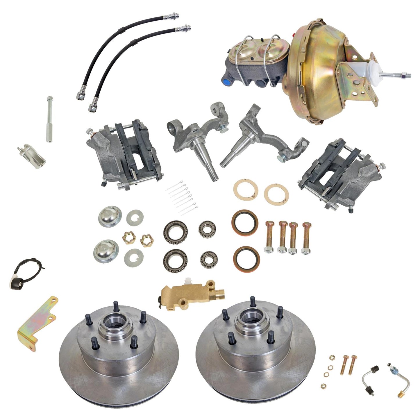 Summit Racing Complete Drum-to-Disc Brake conversion Kits SUM-BK1501 for 1964-1974 Buick, Chevrolet, Oldsmobile, Pontiac