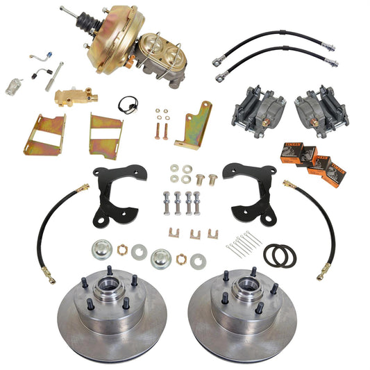 Summit Racing Complete Drum-to-Disk Brake Conversion Kits SUM-BK1515 for Chevrolet 1955-1964