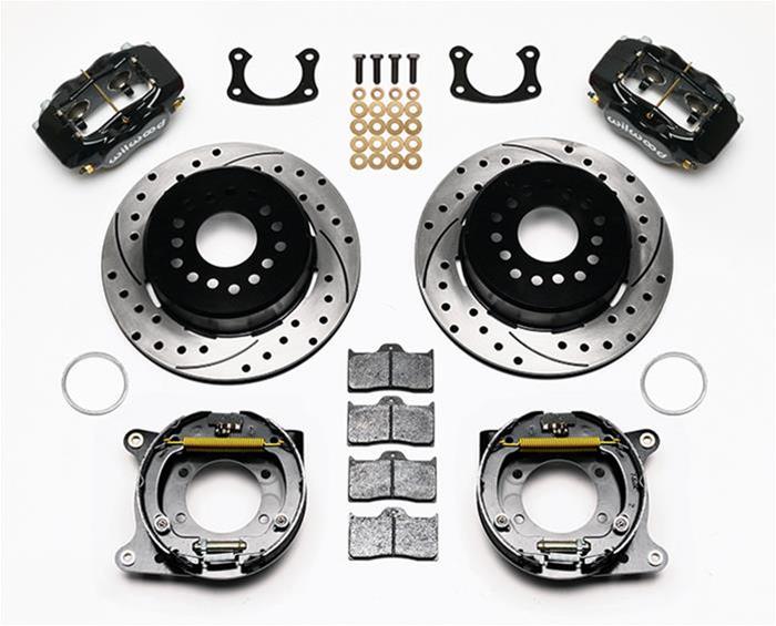 Wilwood Forged Dynalite Rear Parking Brake Kits 140-7140-D Ford Style Housing End Measures